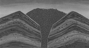 When a lava dome is formed, the lava erupting from the volcano is too thick to flow, so it forms a dome- like shape. http://pubs.usgs.gov/gip/volc/types.html
